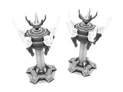 Rotating Organ - Fort 04 3D model