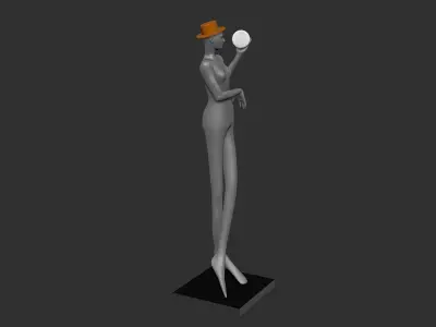 Decor home lamp sculpture 3D print model