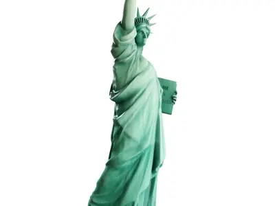 Statue Of The Liberty Low-poly 3D model