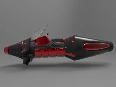 Futuristic Vehicle Light-Boost 3D model