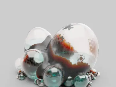 Bio Eggs 3D model