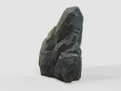 Black Rock 2 Low-poly 3D model