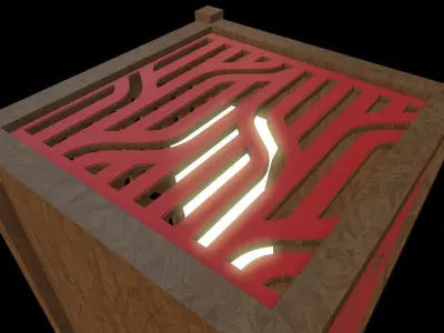 Architectural Lighting Box 04 3D model