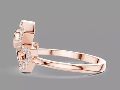 Light Diamond Ring 3D print model