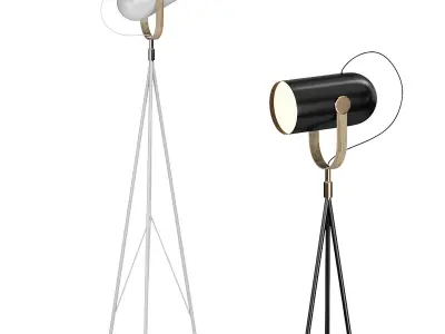 Carronade High Floor Lamp 3D model