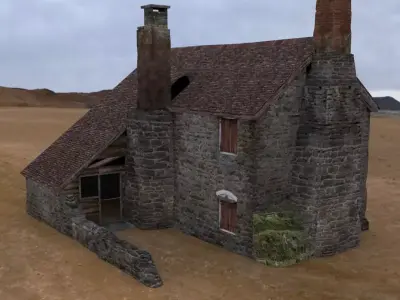 Derelict Cottage 3D model