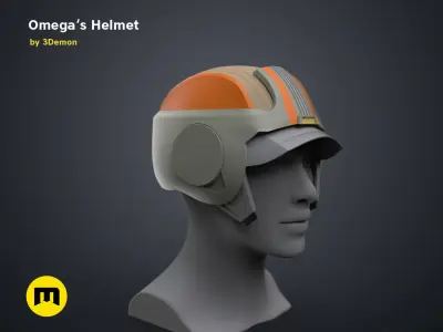Omega Helmet - Bad Batch 3D print model