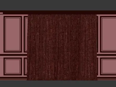 Curtain Set 332 3D model