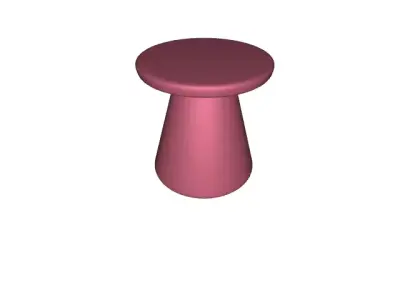 Stool or Bedside table Free 3D print model
