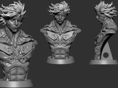 riden metal gear 3D print model