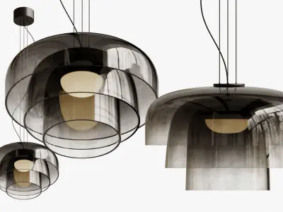 Pendant light Levels Fume 3D model