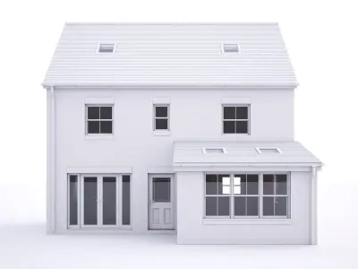 British House Theale F 3D model