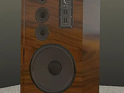 Infinity SM-152 Speaker - High Poly Free 3D model