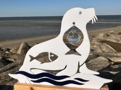 Maritime Suncatcher Seal 3D print model