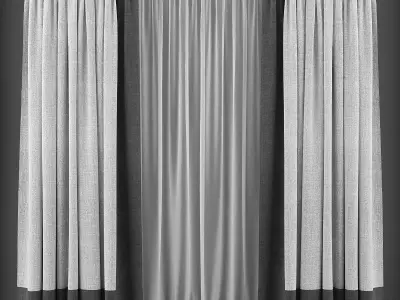 Curtain 3D model 125 3D model