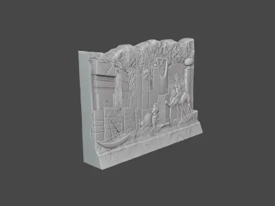 3D Saudi Arabia skyline souvenir 3D print model