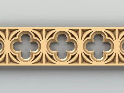 Molding 077 Gothic 3D model