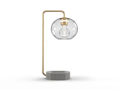 Margot Table Lamp Mitzi HL280201-AGB 3D model