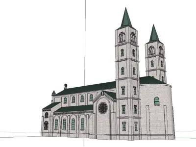 Architecture-Religion-God-Culture-Temple-0110 church 3D model