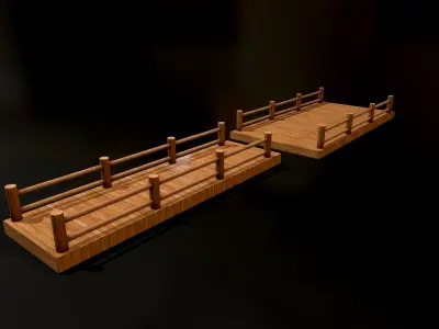 Green Pack Low-poly 3D model