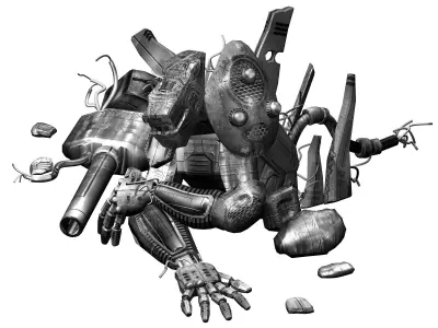 Body wreck 21 3D model