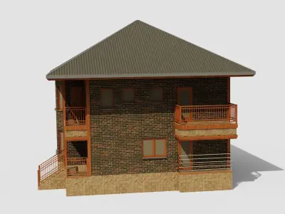 House 1 Low-poly 3D model