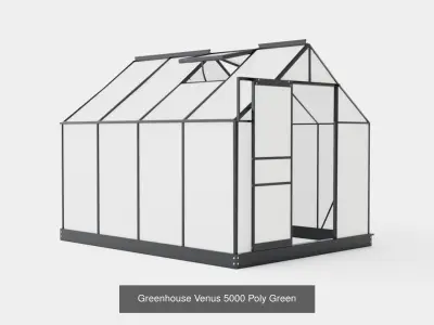Collection of Greenhouse Venus 5000 Poly - 3 Models 3D Model Pack