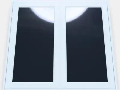 TANNFORSEN Mirror cabinet with doors 1 Low-poly 3D model