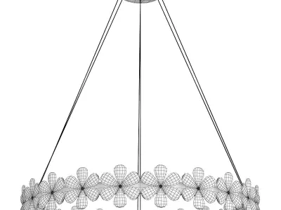 APPOINT CRYSTAL FLOWER Low-poly 3D model
