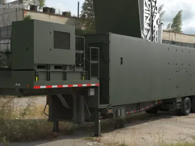  US Army Typhon Missile Launcher Rigged 
