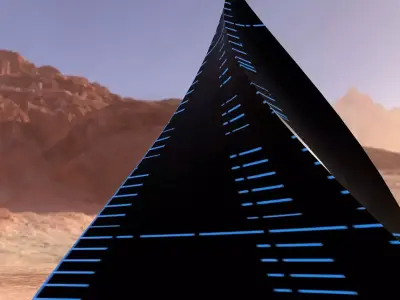 Mystic Alien Pyramid 3D model