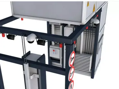 XRay Freight Scanners 3D model