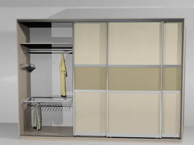 Wardrobe closet Free 3D model