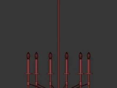 Brinley Dimmable 3D model