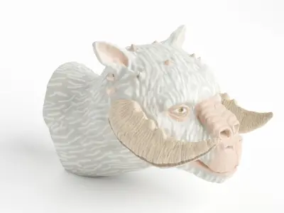 Jabbas Throne Room - Set 5a - Trophy room Attributes 1-6 scale 3D print model