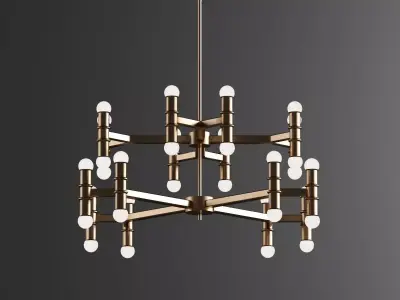 Ceiling light 3D model 25
