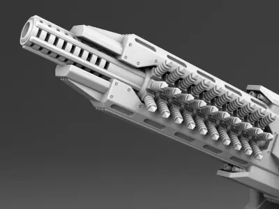 The Martian Cannon 3D print model