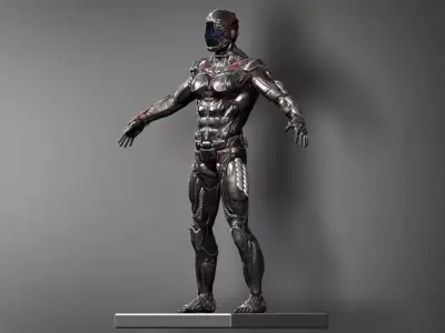 Modern Knight 3D model