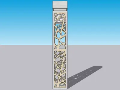 Decorative Bollard 3D model