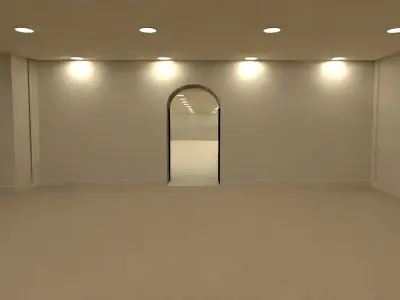 Backrooms  Free low-poly 3D model