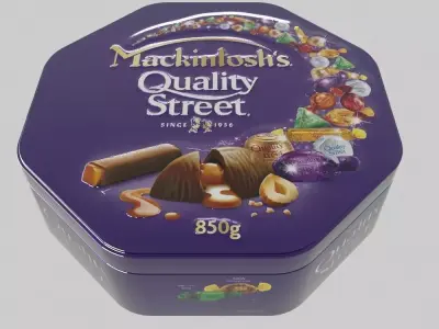 quality street chocolate  3D model
