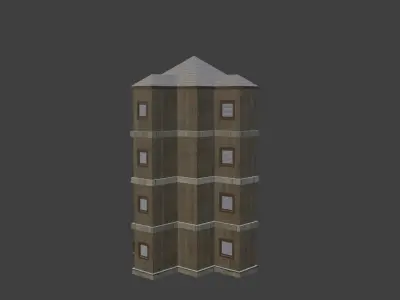 House Model 89 Low-poly 3D model