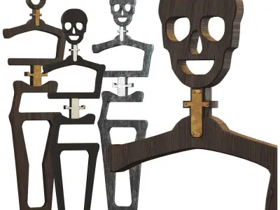 Floor hanger Skeleton 3D model