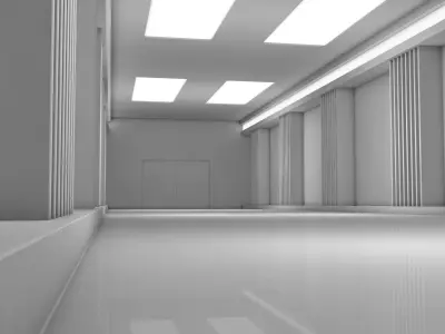 Sci Fi Corridor 3D model