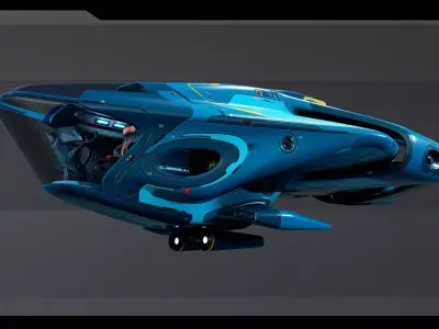 SUBMARINES Explorer PACK Low-poly 3D model