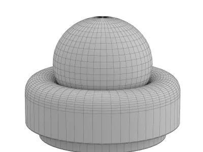 Nelly Table Light Low Mist 3D model