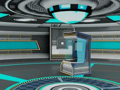 Sci-Fi Station  3D model