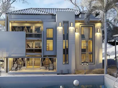 MODERN VILLA DENDOBRIUM MACROPHYLLUM 3D model