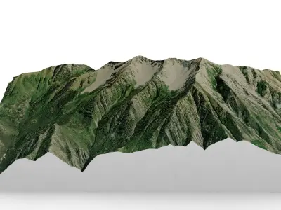 Mount Nebo 3D model