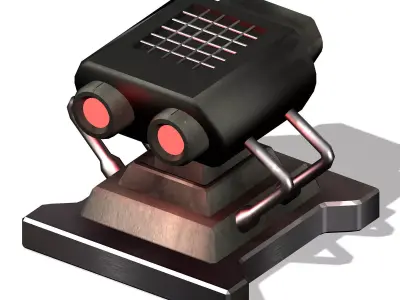 Satellite city object 04 3D model